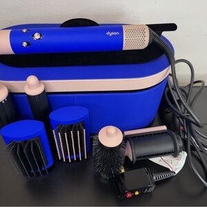 Dyson Special Edition Airwrap Multi Styler Complete in Blue/Blush w/Attachments